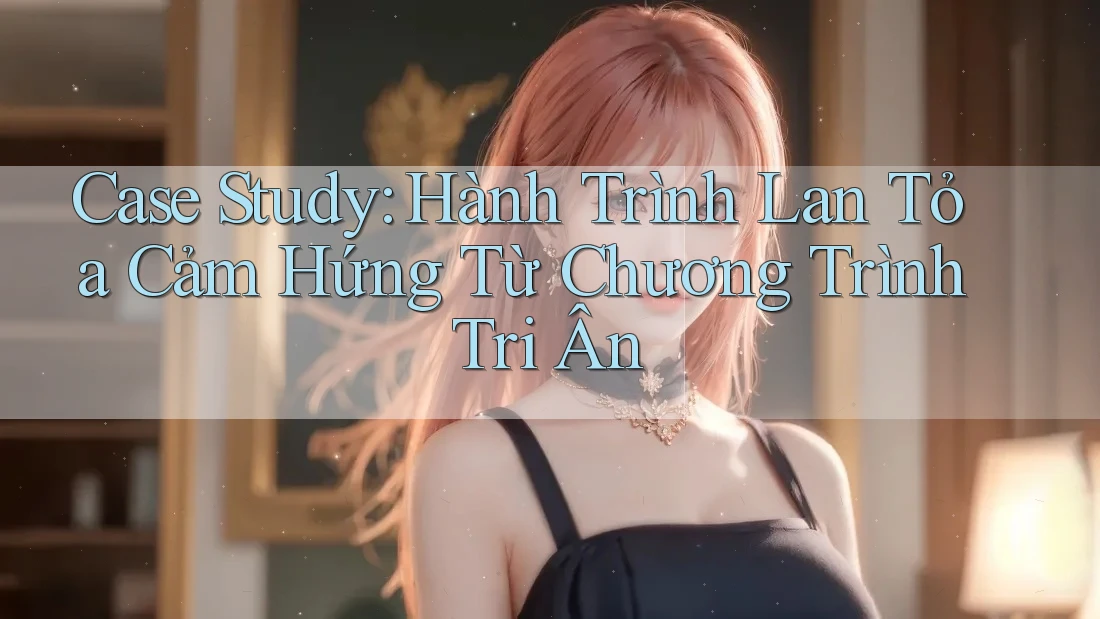 Case Study: Hành Trình Lan Tỏa Cảm Hứng Từ Chương Trình Tri Ân