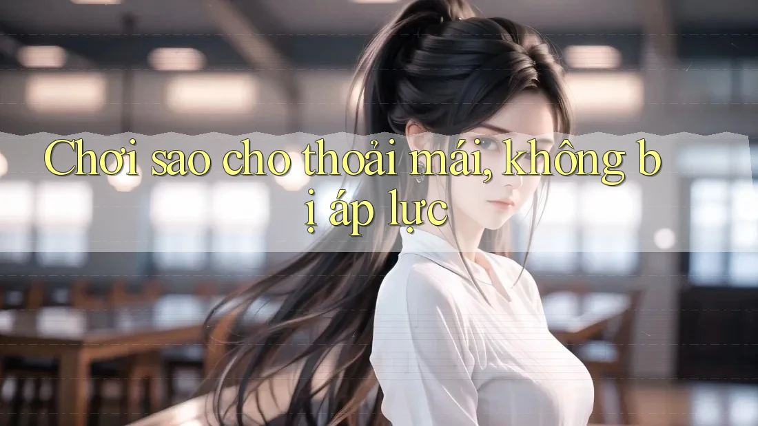 Chơi sao cho thoải mái, không bị áp lực Chơi sao cho thoải mái, không bị áp lực