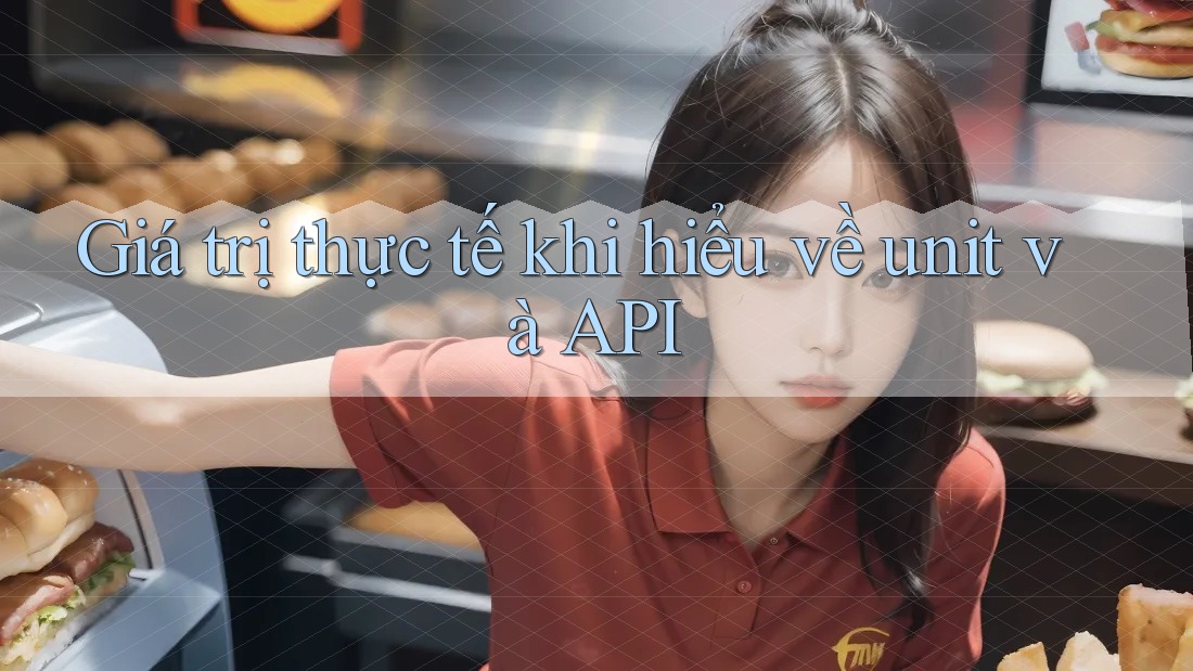 Giá trị thực tế khi hiểu về unit và API