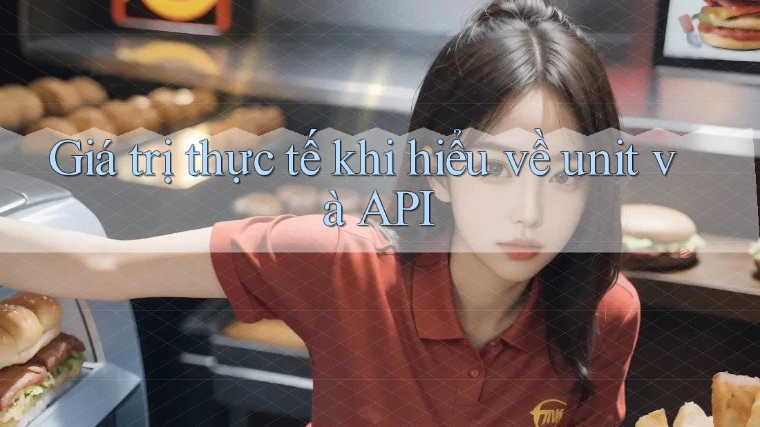 Giá trị thực tế khi hiểu về unit và API Giá trị thực tế khi hiểu về unit và API