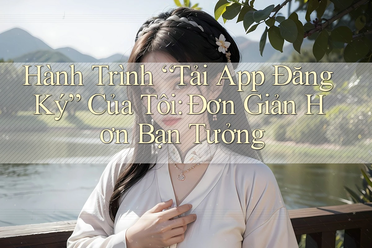 Hành Trình “Tải App Đăng Ký” Của Tôi: Đơn Giản Hơn Bạn Tưởng Hành Trình “Tải App Đăng Ký” Của Tôi: Đơn Giản Hơn Bạn Tưởng
