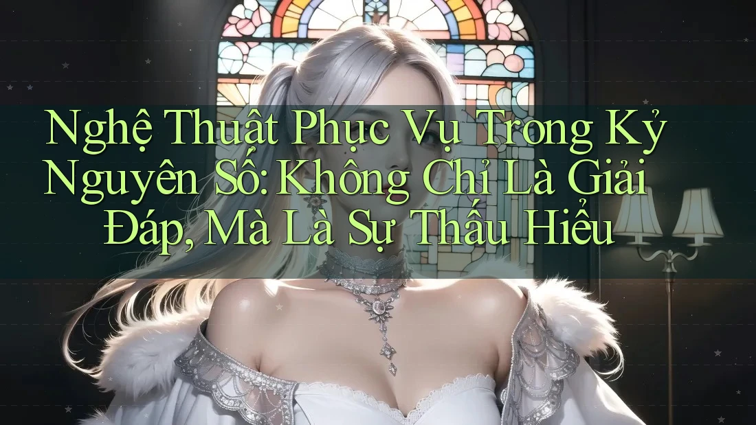 Nghệ Thuật Phục Vụ Trong Kỷ Nguyên Số: Không Chỉ Là Giải Đáp, Mà Là Sự Thấu Hiểu Nghệ Thuật Phục Vụ Trong Kỷ Nguyên Số: Không Chỉ Là Giải Đáp, Mà Là Sự Thấu Hiểu