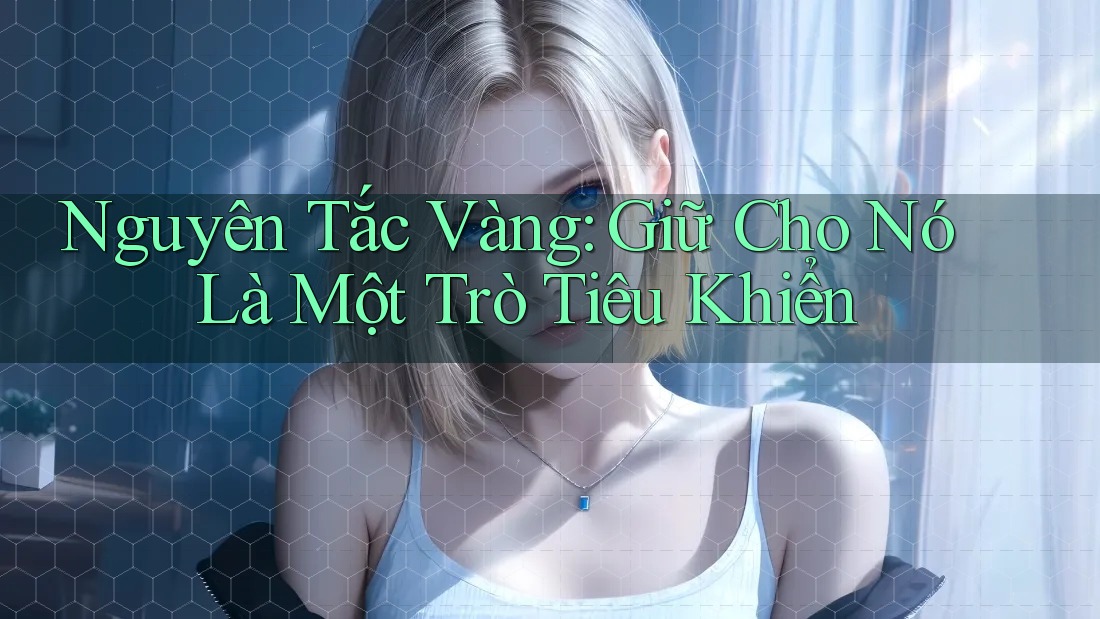 Nguyên Tắc Vàng: Giữ Cho Nó Là Một Trò Tiêu Khiển Nguyên Tắc Vàng: Giữ Cho Nó Là Một Trò Tiêu Khiển