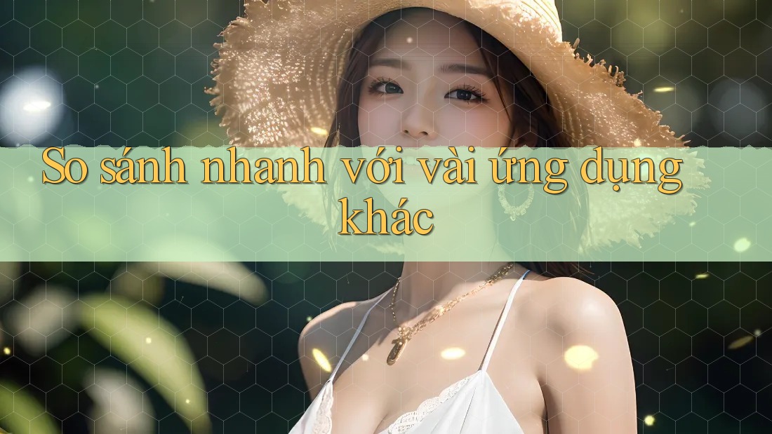 So sánh nhanh với vài ứng dụng khác So sánh nhanh với vài ứng dụng khác