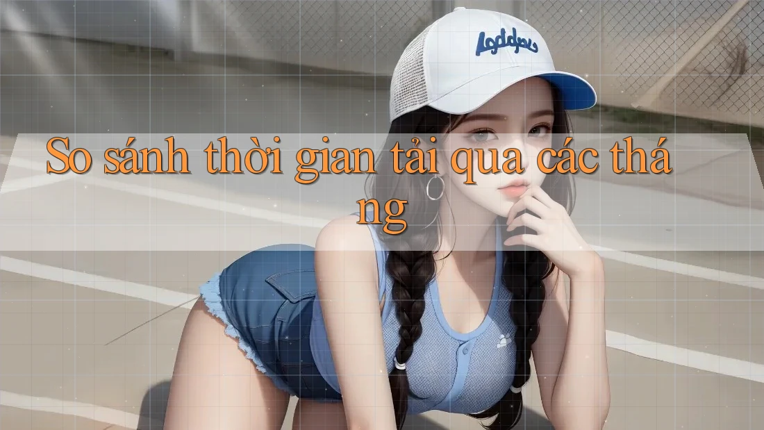 So sánh thời gian tải qua các tháng