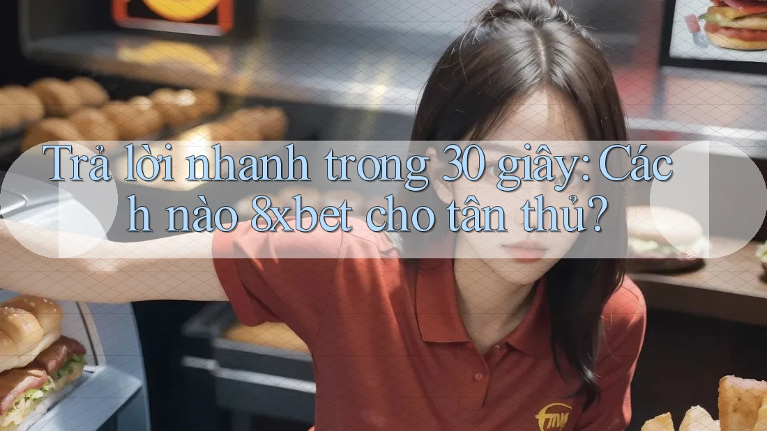 Trả lời nhanh trong 30 giây: Cách nào 8xbet cho tân thủ? Trả lời nhanh trong 30 giây: Cách nào 8xbet cho tân thủ?